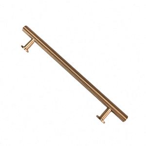 Tiradores de Muebles Modernos WEKIS de Aluminio con Diseño en Espiral, Acabado Cromado, 12 mm de Diámetro, Fácil Instalación, para Puertas de Apartamento - Product Image 1