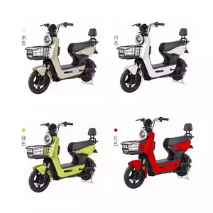 Vélo électrique urbain à deux roues, moteur arrière sans balais 350W, batterie au plomb-acide 13AH, longue autonomie, cadre en acier, suspension intégrale, 27 vitesses - Product Image 5