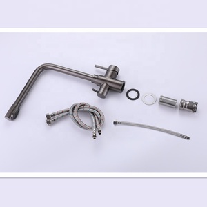 <span class=keywords><strong>Rubinetto</strong></span> lavello da cucina 304 in acciaio inox miscelatore <span class=keywords><strong>a</strong></span> <span class=keywords><strong>tre</strong></span> vie rubinetti doppio manico sano filtro acqua potabile acqua calda fredda moderna - Product Image 6