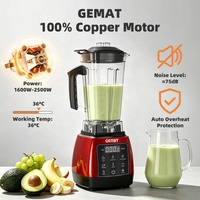 Licuadora Mezcladora de Frutas para Cocina, Licuadora Comercial de 3 HP para Leche de Soya y Trituradora de Hielo en Venta