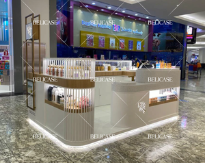 Kính sang trọng tủ trưng bày với ánh sáng Nước hoa Showcase hương thơm hiển thị hiển thị trường hợp nước hoa Kính truy cập nước hoa thanh <span class=keywords><strong>kiosk</strong></span> - Product Image 6