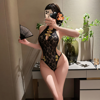 Individuelles Logo, Geringe Mindestbestellmenge, Dünner Transparenter Nahtloser Polyester-Spitzen-G-String, Erotisches Damen-Dessous-Set, Atmungsaktive Unterwäsche
