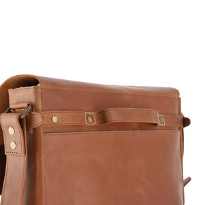 Men's Genuine Leather Simple Lightweight Laptop Briefcase with Shoulder Strap New Design Laptop <b>Bag</b> Genuine Leather <b>Bag</b> - Product Image 4