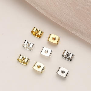 Wholesale Copperplated <b>Gold</b>-plated Earplugs Butterfly Ear Buckles <b>Earrings</b> Earplugs <b>Back</b> Stud <b>Earrings</b> Cap Non-slip Accessories - Product Image 5