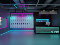 Pi-Sport 9 salles immersives Projecteur de jeux interactifs de sport Conception globale Jeux de divertissement de parc d'attractions intérieur pour adultes