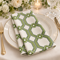 Nappe de table de mariage de luxe, nappe personnalisée à motif végétal, nappe en lin et polyester, nappe ronde pour mariage, fête d'anniversaire