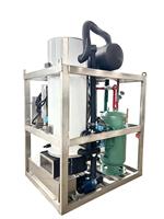 10T Commerciële buisijsmachine met automatische PLC-besturing, industriële ijsblokjesmachine voor fruit- en groentetransport