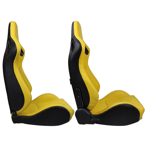 JIABEIR 1053 желтый универсальный автомобиль слайдер симулятор игровой станции Регулируемый Sim-ковш Гоночных сидений - Product Image 5