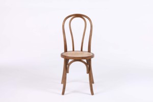 <span class=keywords><strong>Chaise</strong></span> de salle à manger moderne au design nordique en bois de caoutchouc massif avec assise en rotin naturel, idéale pour la maison, le bureau, l'appartement, l'atelier, importée - Product Image 4