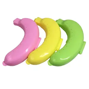 Draagbare Bananenhoes Verschillende Kleuren Bananenhouder Outdoor Reizen Schattige Bananenbeschermer Opbergdoos