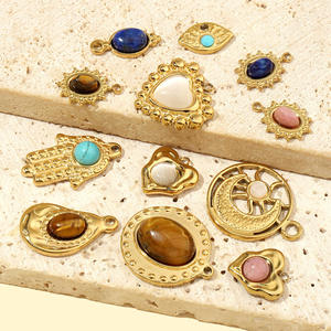 Colliers Pendentifs de <span class=keywords><strong>Mode</strong></span> Raffinée DIY pour Femmes – Plus de 1000 Styles, Cœur en Acier Inoxydable, Breloques et Pendentifs Bijoux Tendance - Product Image 2