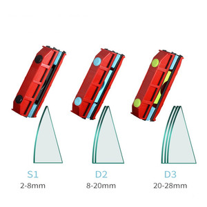 Cepillo de limpieza de ventana mágico de doble cara, herramienta de limpieza de vidrio de 2-8mm de grosor - Product Image 6