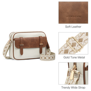 Bolso de negocios portátil de estilo de moda vintage con logotipo personalizado con bolso de hombro de cuero PU resistente al desgaste - Product Image 4