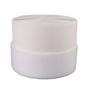 Ventes en gros de rubans auto-agrippants tissés non adhésifs pour machines à coudre, attaches pour vêtements, accessoires blancs, support OEM ODM - Product Image 4