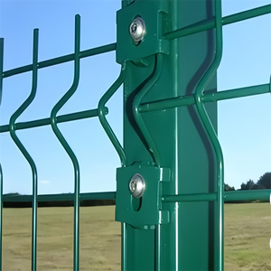 Galvanized Core 3D Welded <b>Wire</b> Fence PVC Coated for Home <b>Garden</b> Outdoor - Product Image 2