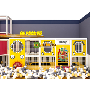 Aoleao Custom Joy <b>Indoor</b> Playground Ball Pool <b>Slide</b> Climbing Trampoline for Kids Soft Play CE TUV CPC Certified - Product Image 3