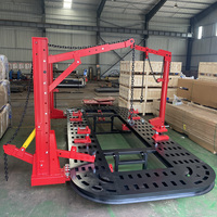 Machine de redressage de châssis professionnelle robuste pour carrosserie automobile