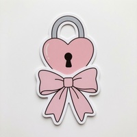 Autocollants esthétiques sur le thème rose, décorations mignonnes pour filles, ordinateur portable, coque de téléphone, livres, bricolage