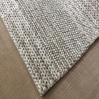 Alfombra de Lana Natural Estilo Bohemio Nórdico de Fábrica, Éxito de Ventas con Muestras Gratis Disponibles, Envío a Todo el Mundo para Habitaciones de Hotel