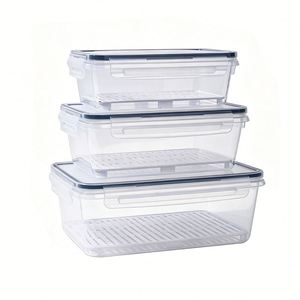 6 contenants de préparation de repas sans BPA avec couvercle, plusieurs tailles, récipients de stockage alimentaire, compatibles micro-ondes - Product Image 5