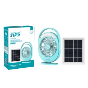 WINNING STAR ST-4102 휴대용 에어 쿨링 야외 미니 7인치 USB 충전식 책상용 테이블 팬 - Product Image 2