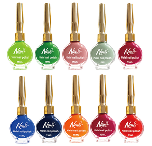 <span class=keywords><strong>Kit</strong></span> de vernis à ongles professionnel végétalien et biologique en gros, 15 ml, séchage rapide à l'air, perméable à l'eau, certifié Halal - Product Image 2