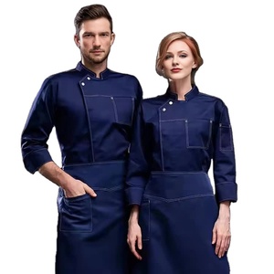 Custom Chef Coat Camarero Camarera Ropa de cocina Uniforme de negocios Camisas Hombre Logo Trabajo - Product Image 1