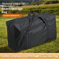 Sac de rangement pour camping en plein air, 56-75L, en tissu Oxford, imperméable, ultra-léger, durable, sac de voyage portable