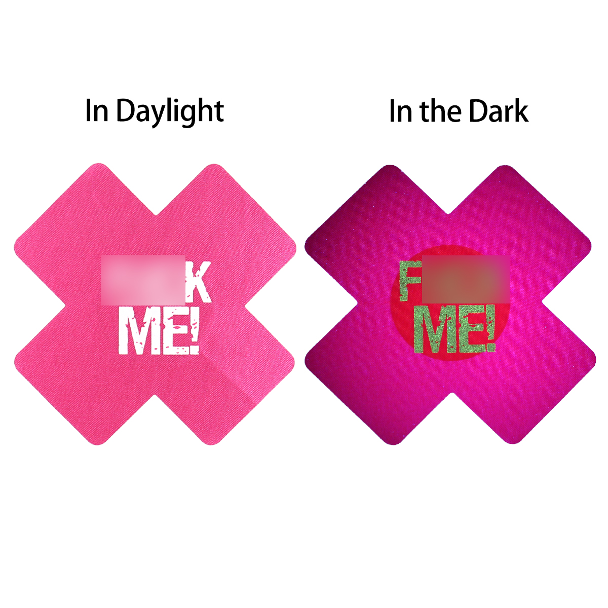 Pinkcross-glow in dark