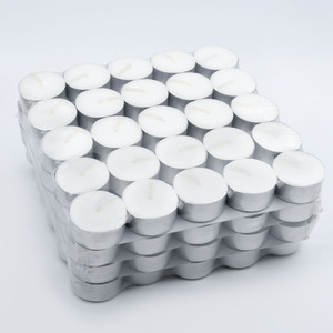 Lot de 100 <span class=keywords><strong>bougies</strong></span> chauffe-plat sans parfum et sans fumée, durée de combustion de 8 heures - Product Image 5