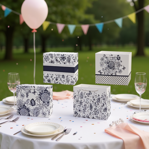 Paquete de 12 Bolsas de Regalo de Papel para Bodas, Accesorios para Recuerdos de Fiesta, Cumpleaños y Bodas, Decoraciones Festivas - Product Image 3