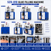 Machine automatique de fabrication de sacs et de remplissage de colle pour la production de bonnets de soutien-gorge en silicone et de coussinets en gel OEM
