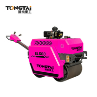 Compacteur routier vibrant à double tambour TONGTAI Changfa avec pompe et moteur haute performance pour le compactage du sol