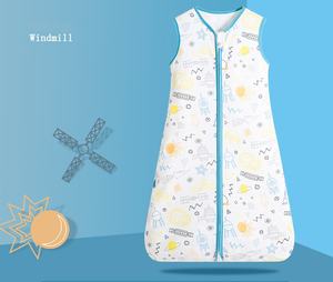 Primavera y verano, suministros para bebés recién nacidos, estampado de dibujos animados, edredón infantil antipatadas, saco de dormir de algodón para bebés - Product Image 1