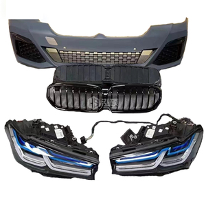 Kits de carrocería para <span class=keywords><strong>BMW</strong></span> 5 Series G30 2018 2019 2020 Cambio a Sport New <span class=keywords><strong>M5</strong></span> Parachoques delantero + trasero Rejilla Faldón lateral Faro Luz trasera - Product Image 4