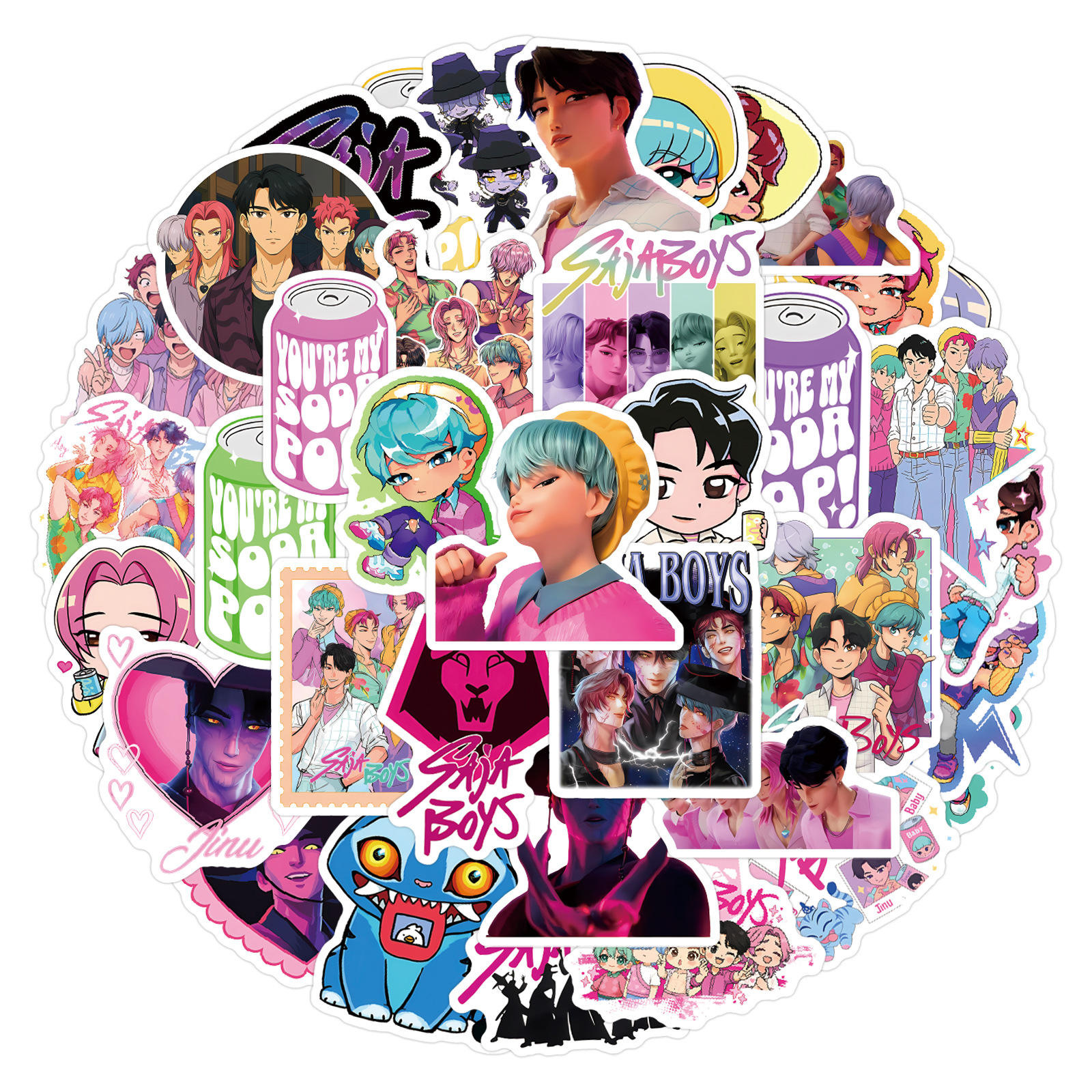 Saja garçons-X893-55 pièces