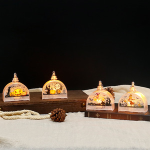 <span class=keywords><strong>Lampe</strong></span> de table fantôme à main squelette créative Halloween accessoires décoratifs en plastique pour la décoration de la maison festive - Product Image 2