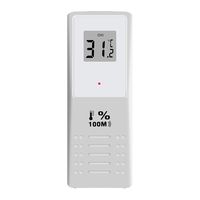 Reloj Meteorológico Digital Inalámbrico para el Hogar con Pronóstico, Reloj Despertador, Termómetro, Higrómetro, Sensor Exterior, Estación Meteorológica