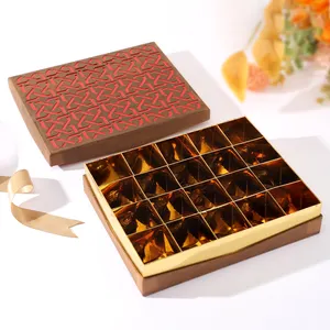 Kotak mudah terurai dapat didaur ulang untuk Ramadan kemasan kertas kotak kemasan makanan tanggal segar kotak kue buah kering