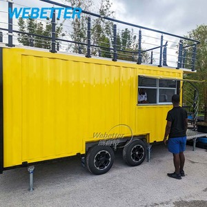WEBETTER Comercial Catering Foodtruck Remolque Contenedor móvil Bar Camión de dos pisos Camión de comida a la venta EE. UU. - Product Image 6