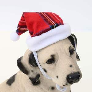Soft Plush Adjustable <b>Holiday</b> Costume Accessory Santa for Cats Dogs Pet Cat Dog Christmas <b>Hat</b> - Product Image 2