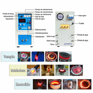 Machine de chauffage par induction haute fréquence pour le durcissement de l'acier, le brasage, la forgeage, le recuit et le traitement thermique des métaux - Product Image 5