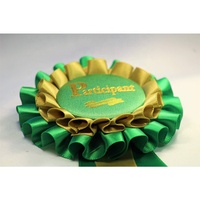 Rubans et rosettes personnalisés en satin 100 % polyester écologique haute ténacité pour concours hippique