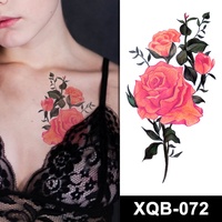 Tatouage Corporel Temporaire Faux de la Série XQB Sexy par Transfert d'Eau pour Hommes et Femmes, Dos, Cou, Bras, Jambe, Épaule, Maquillage – Vente en Gros