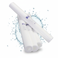 Cartouche filtrante en PP sanitaire de qualité GMP, 1 micron, adaptée à la filtration de l'eau médicale