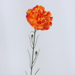 Clavel de flores artificiales de seda, regalo del Día de la madre, venta al por mayor, precio barato - Product Image 6