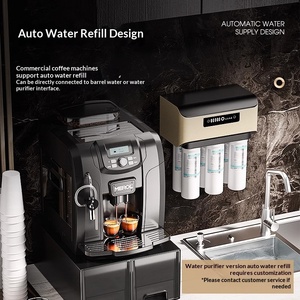 Cafetera Espresso ME-715 Merol ME 815 Totalmente Automática, Doble Caldera, Acero Inoxidable, Comercial y Doméstica, con Sistema de Agua Automático y Espumador de Leche - Product Image 2