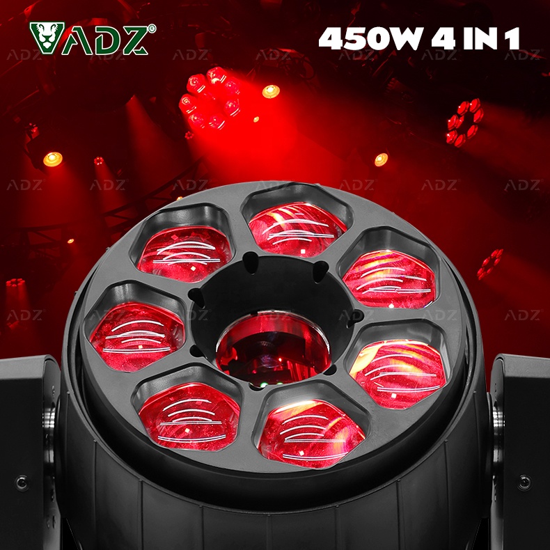 ADZ Led Stage Wash Dyed Light Wash 7*40W Laser 2IN1 RGBW