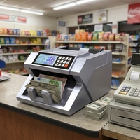 Machine à billets portable Goro Direct Factory GR-N90D2 en plastique, multi-devises, avec batterie lithium-ion magnétique, capacité de 900 billets/min, grande capacité