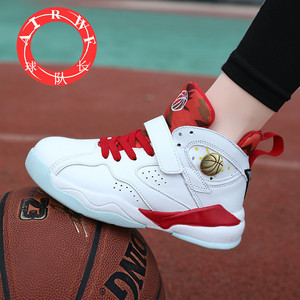 Chaussures de basket-ball pour enfants, garçons, tige synthétique, doublure en maille, semelle extérieure en caoutchouc, semelle intermédiaire en EVA, chaussures d'entraînement légères et antidérapantes - Product Image 2